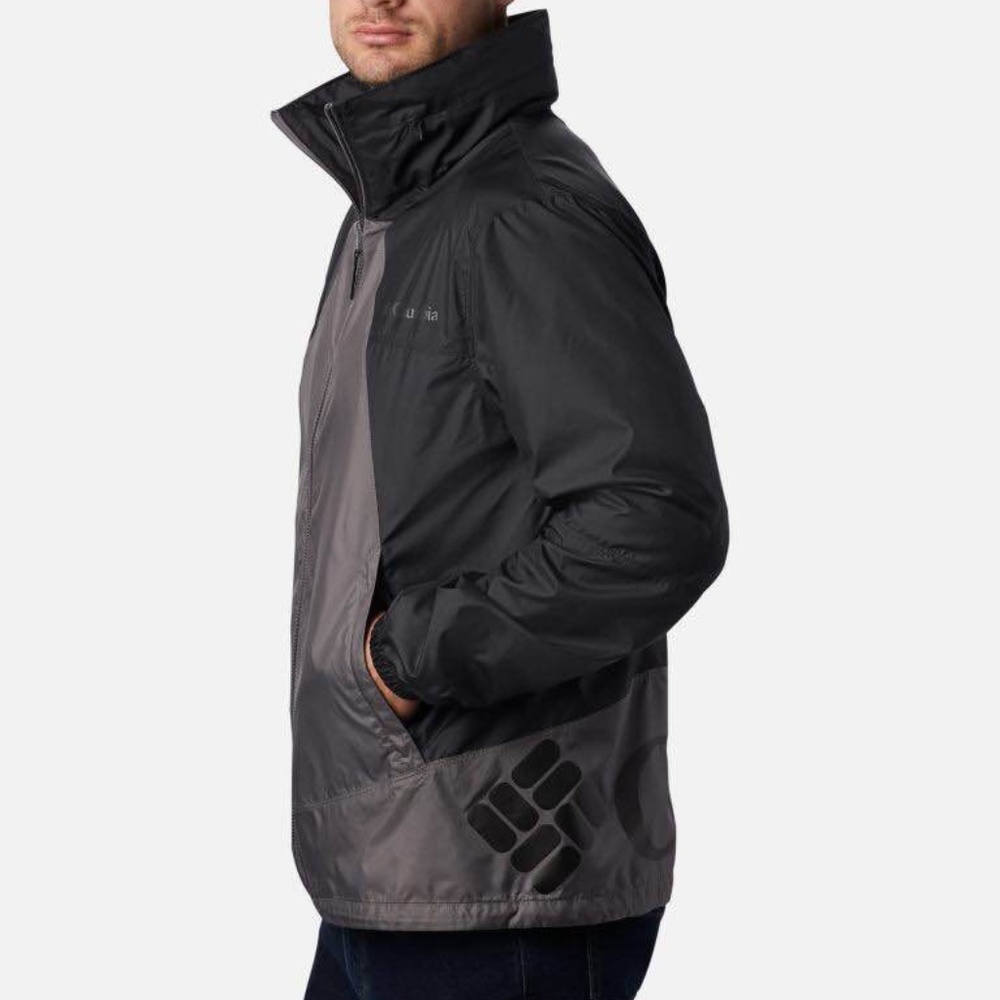 BRAND NEW men columbia point park windbreaker jacket water resistant upf 40 S - Picture 4 of 8